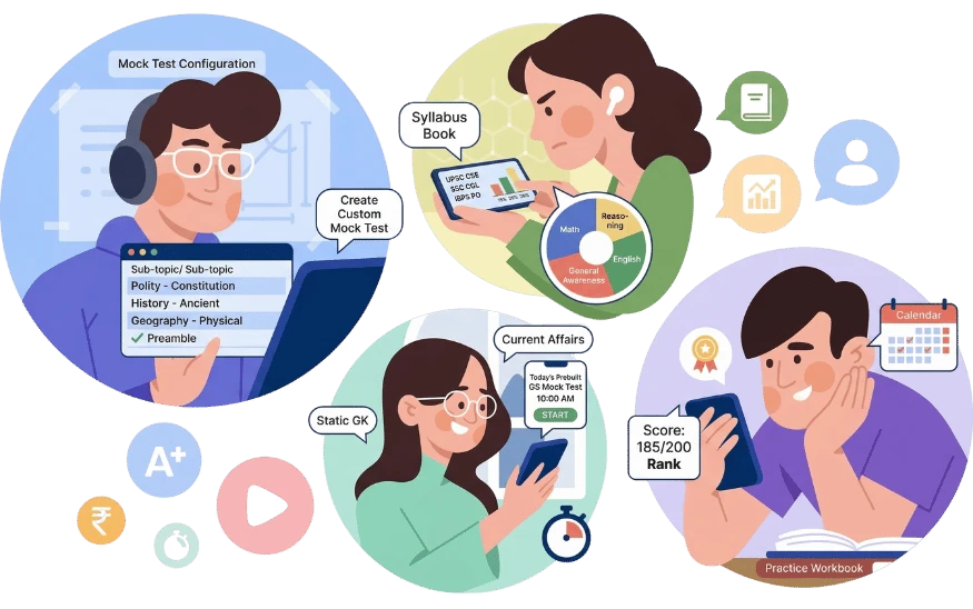 Indian Government Exam Preparation & Custom Mock Test Platform